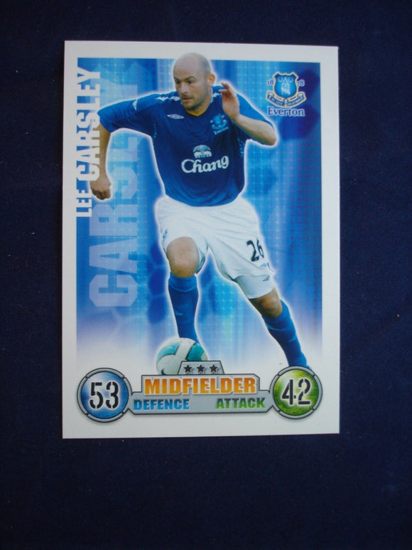 Match Attax - football card -  2007/08 - Everton - Lee Carsley