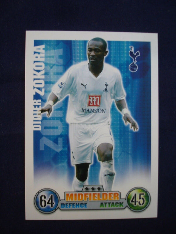 Match Attax - football card -  2007/08 - Tottenham - Didier Kokora