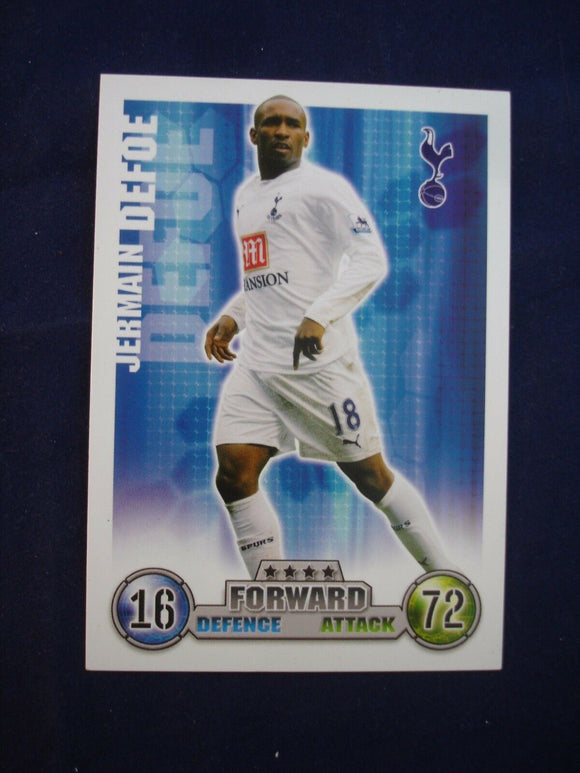 Match Attax - football card -  2007/08 - Tottenham - Jermain Defoe