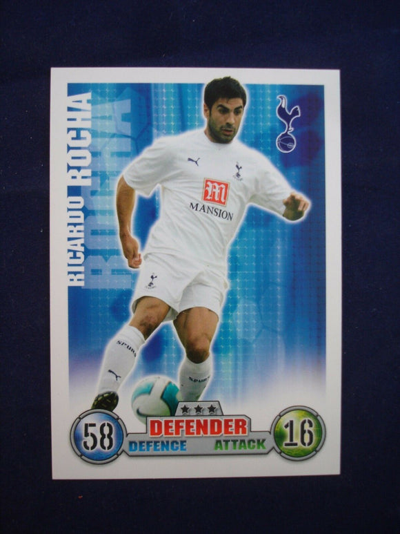 Match Attax - football card -  2007/08 - Tottenham - Ricardo Rocha
