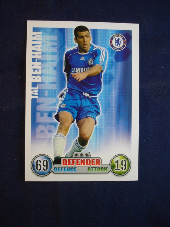 Match Attax - football card -  2007/08 - Chelsea - Tal Ben Haim