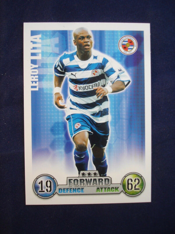 Match Attax - football card -  2007/08 - Reading - Leroy Lita