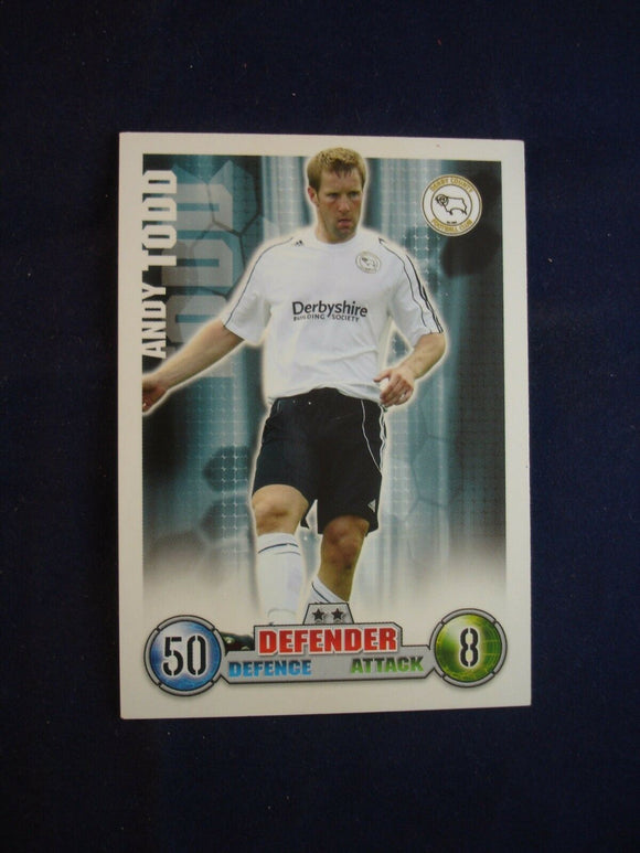 Match Attax - football card -  2007/08 - Derby County - Andy Todd