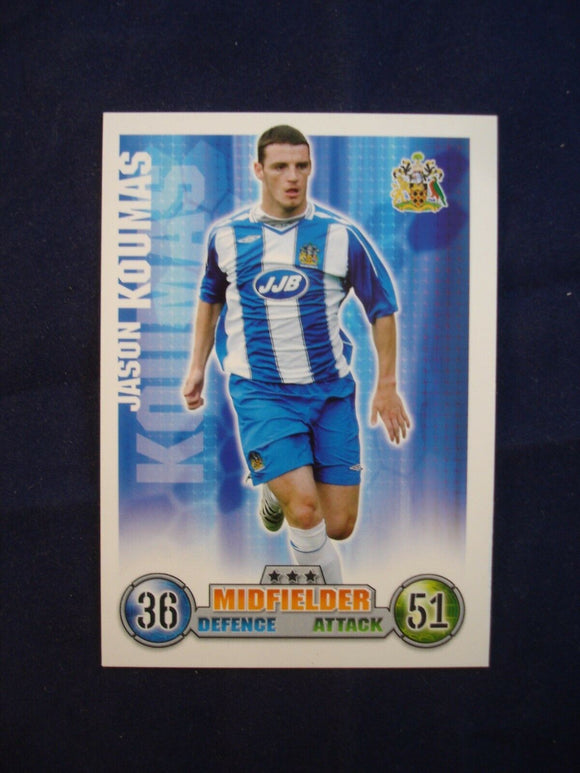 Match Attax - football card -  2007/08 - Wigan - Jason Koumas