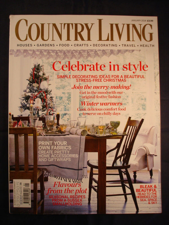 Country Living Magazine - January 2014 - Celebrate in style - Print own fabrics