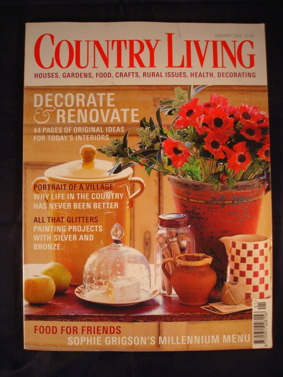 Country Living Magazine - January 2000 - Decorate and renovate -