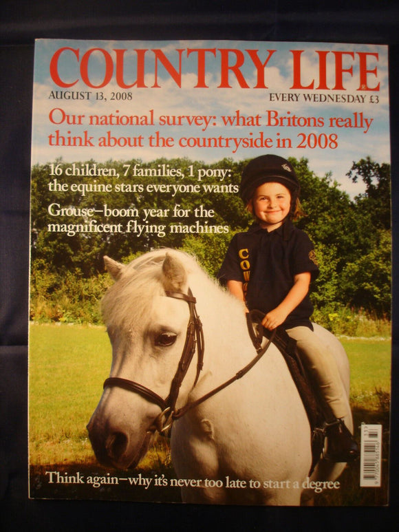 Country Life - August 13, 2008 - Equine stars - Grouse