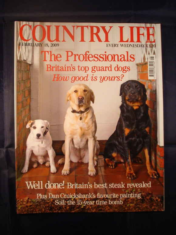 Country Life - February 18, 2009 - Top guard dogs - soil - Britains' best steak