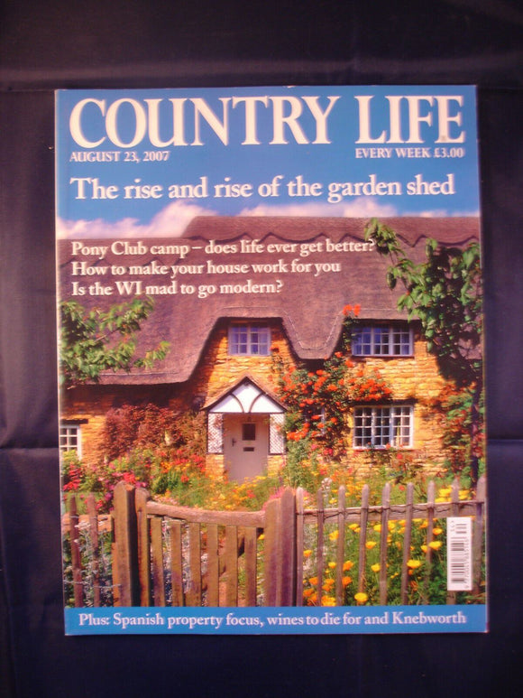 Country Life - August 23, 2007 - The rise of the garden shed - WI - Wines to die