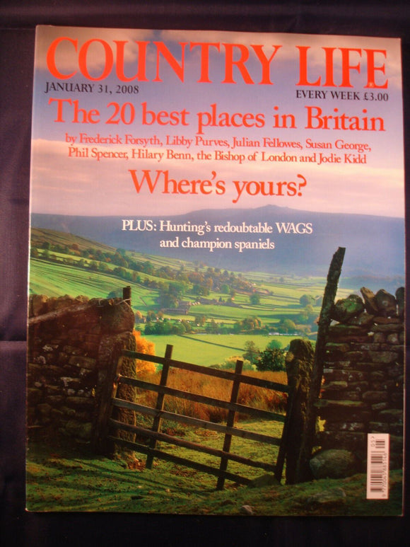 Country Life - january 31, 2008 - 20 best places in Britain - Champ Spaniels