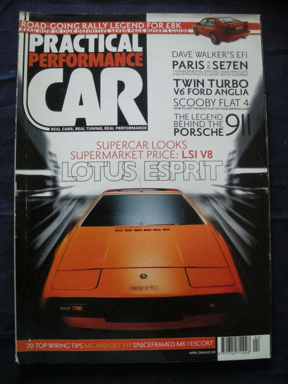 Practical performance car - Apr 2006 - Audi Quattro - Porsche 911 - Lotus Esprit