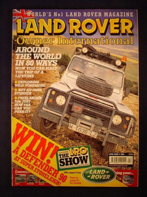 Land Rover Owner LRO # April 2001 - Around the world in 80 ways