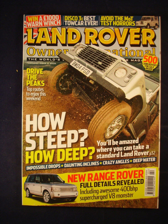 Land Rover Owner LRO # February 2005 - Drive the Peaks - Range Rover