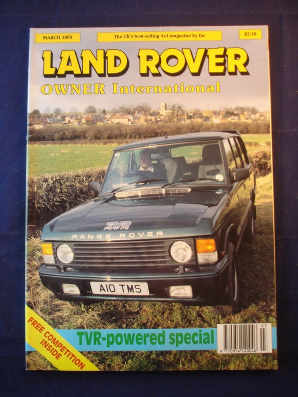 Land Rover Owner LRO # March 1993