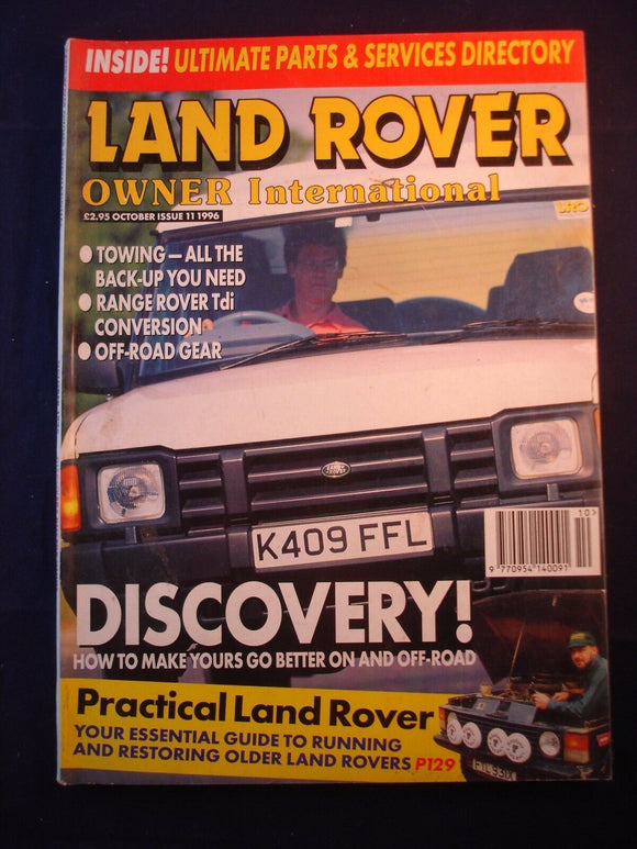 Land Rover Owner LRO # October 1996 -