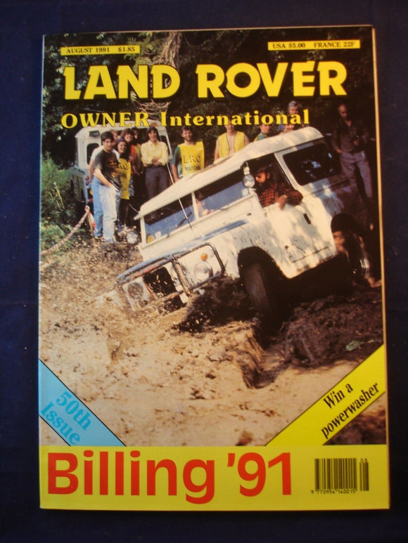 Land Rover Owner LRO # August 1991