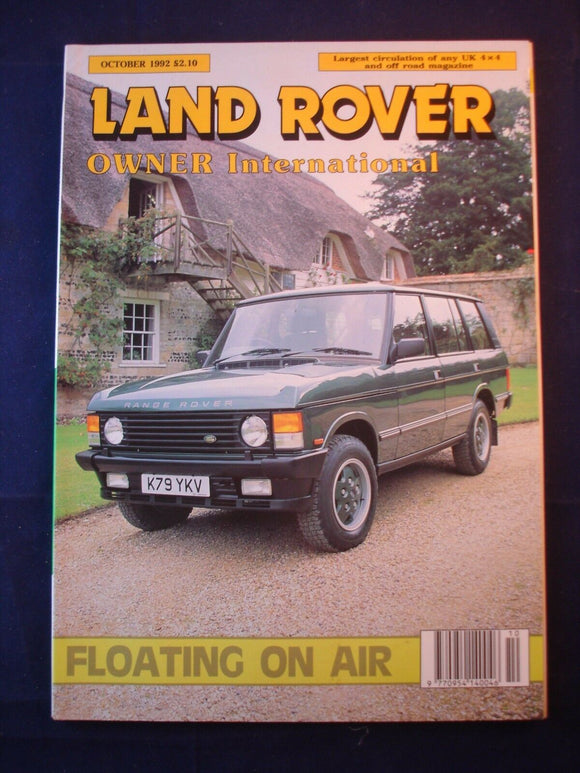 Land Rover Owner LRO # October 1992