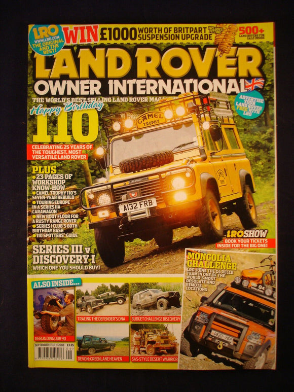 Land Rover Owner LRO # September 2008 - SAS - 110 - Devon Lanes