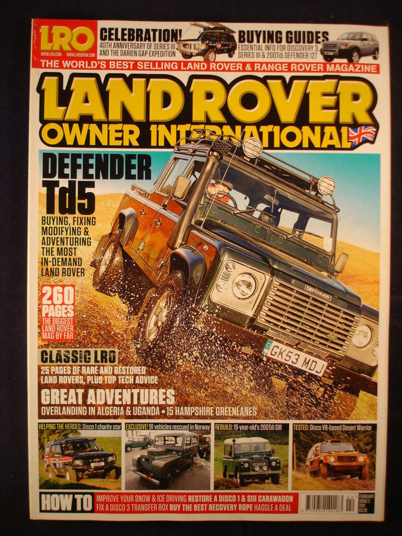 Land Rover Owner LRO # February 2011 - Defender td5 - Disco 1