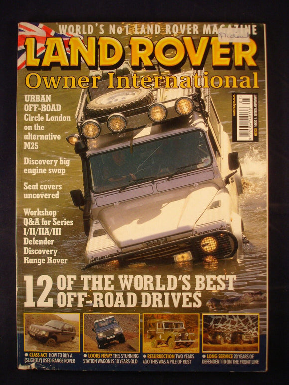Land Rover Owner LRO # January 2004 - Urban off road - 12 best off road drives