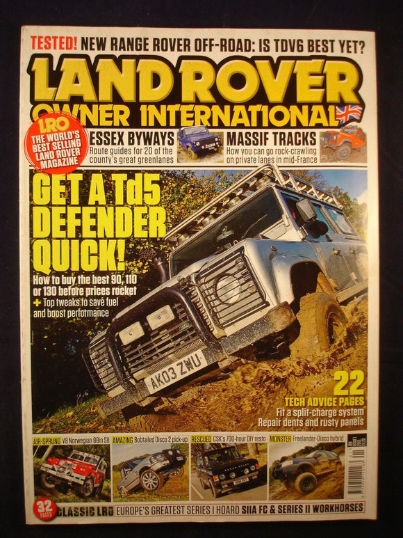 Land Rover Owner LRO # January 2013 - Essex byways - TDV6 - TD5 Defender