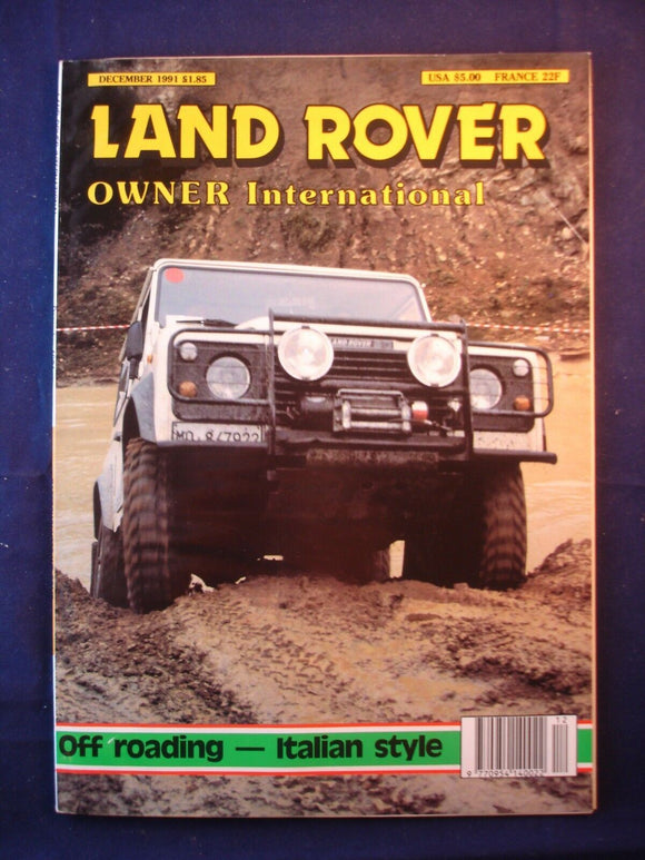 Land Rover Owner LRO # December 1991