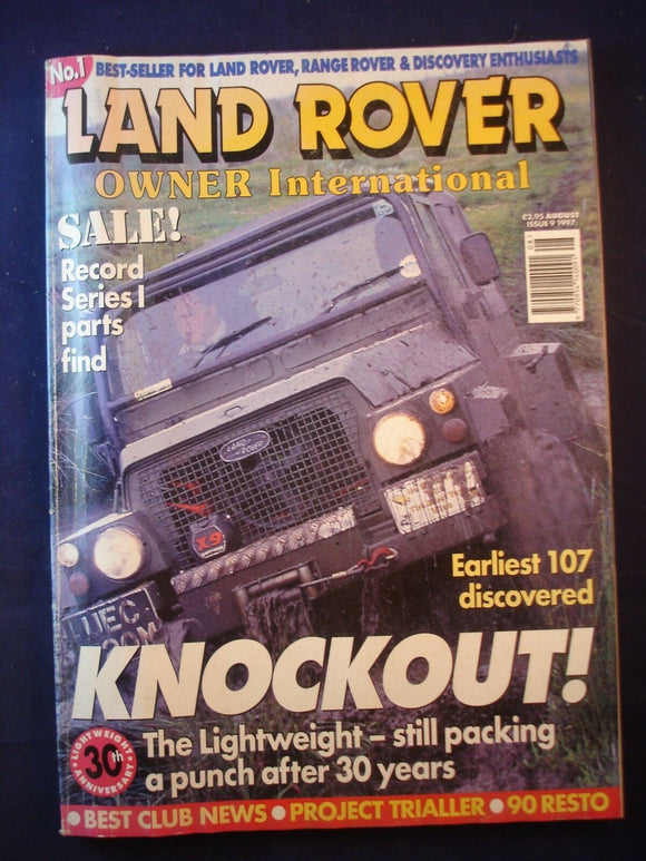 Land Rover Owner LRO # August 1997-