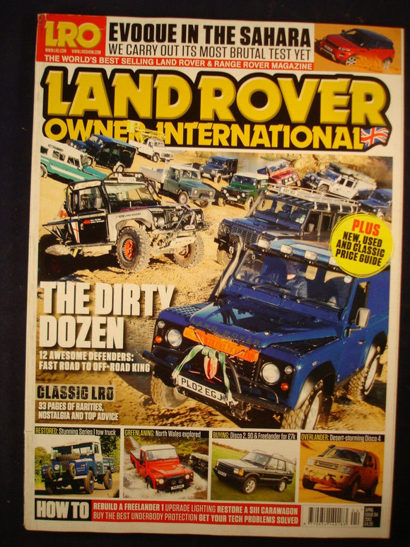 Land Rover Owner LRO # April 2012 - Carawagon - N. Wales Lanes - Defenders