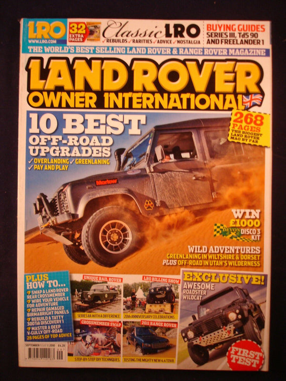 Land Rover Owner LRO # September 2010 - Wildcat - railrover -  offroad upgrades
