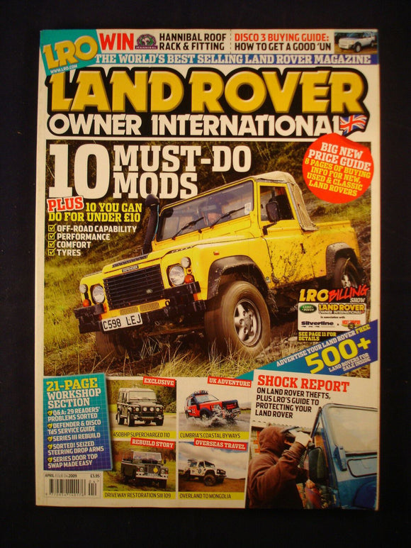 Land Rover Owner LRO # April 2009 - 10 Mods - Disco 3 guide - Cumbria coast