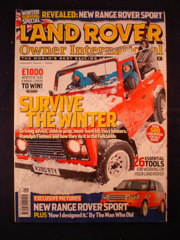 Land Rover Owner LRO # January 2005 - Range Rover Sport - Winter survival
