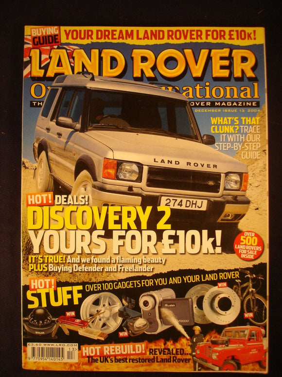 Land Rover Owner LRO # December 2004 - Trace and cure those clunks