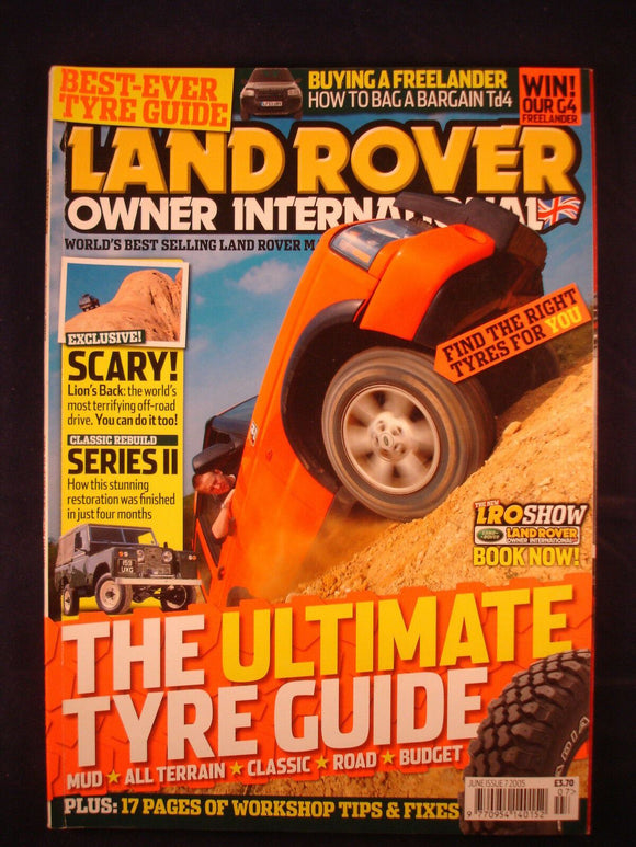 Land Rover Owner LRO # June 2005 - Tyre guide - Freelander