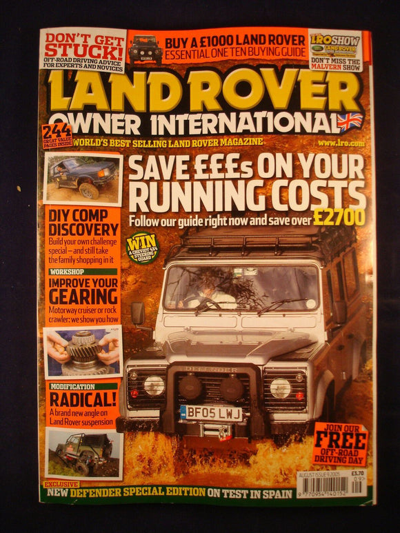 Land Rover Owner LRO # August 2005 - DIY Comp disco - Gearing - 110 guide