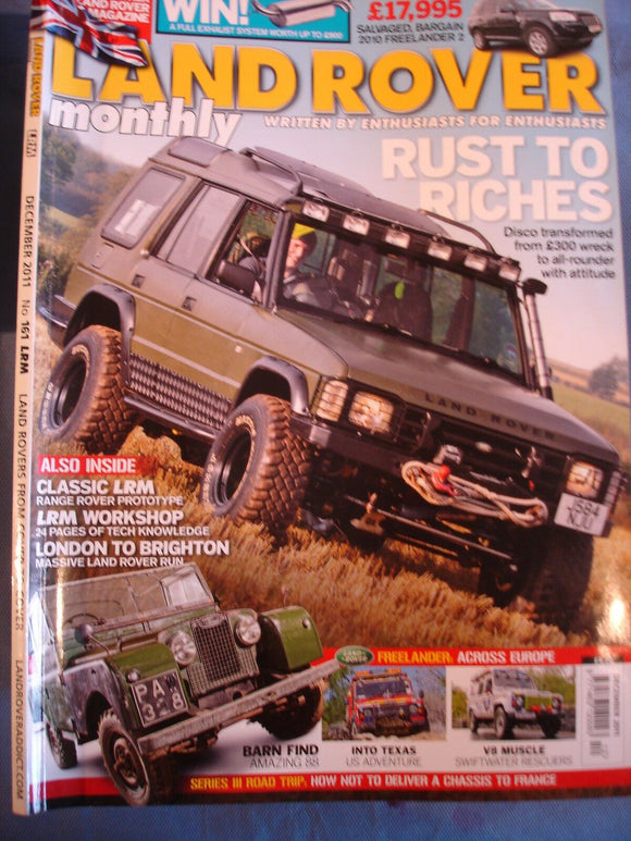 Land Rover Monthly Dec 2011 Disco transformed, Barn find 88