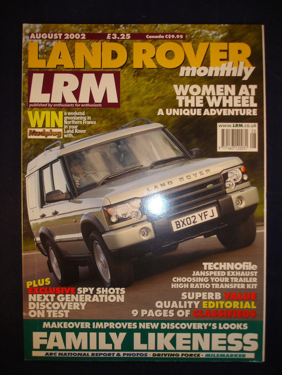 Land Rover Monthly LRM # August 2002 - Women at the wheel
