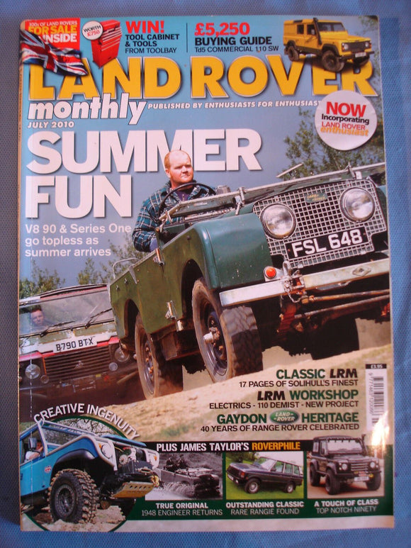 Land Rover Monthly July 2010 TD5 Commercial 110 SW  buying guide
