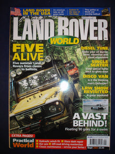 Land Rover World # September 2003 - Diesel tune - Disco dash repair