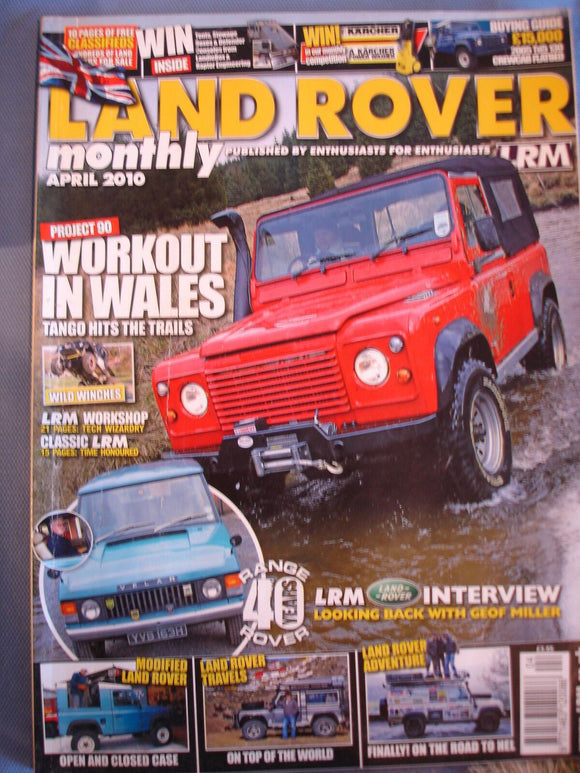 Land Rover Monthly Apr 2010 TD5 130 crewcab  buying guide