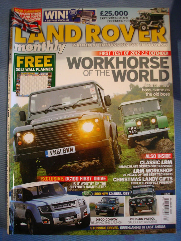 Land Rover Monthly Jan 2012 East Anglia, V8 plain patrol