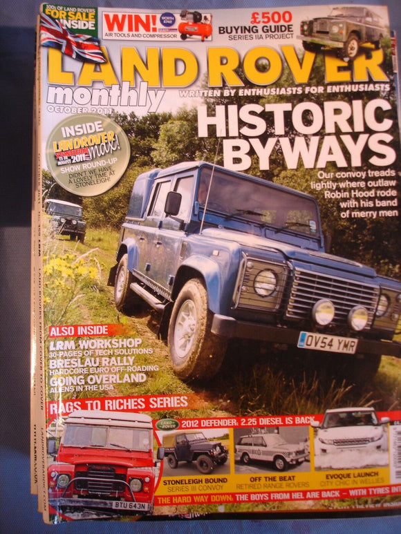 Land Rover Monthly Oct 2011 Historic byways, 2A buying guide