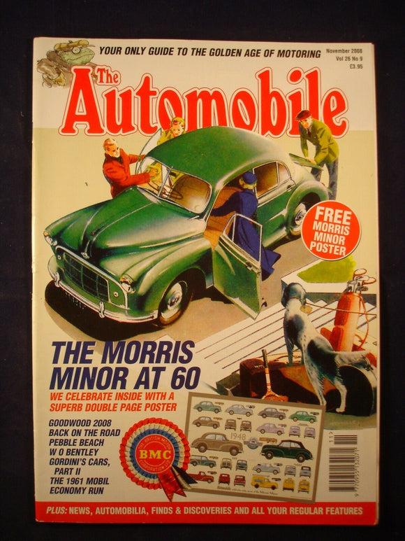 The Automobile - November 2008 - Morris Minor - Gordini - Bentley -