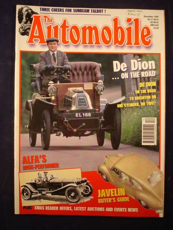 The Automobile - December 1999 - De Dion - Javelin - Alfa - Sunbeam Talbot
