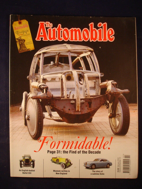 The Automobile - February 2012 - Gerin - Ballot - Siata - New England rarities