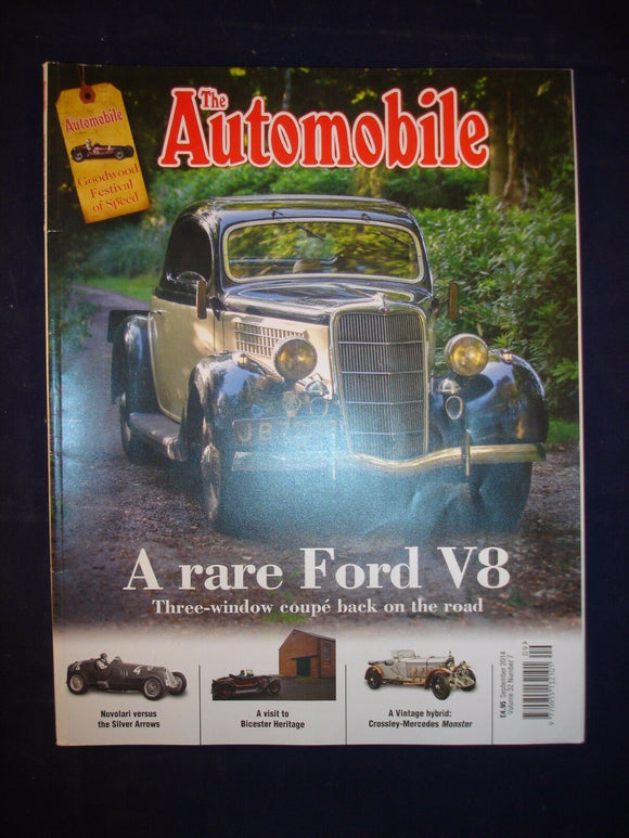 The Automobile - September 2014 -Crossley  Mercedes  - Silver Arrows - Ford V8