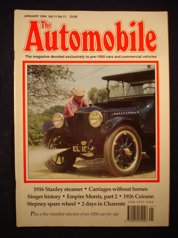 The Automobile - January 1994 - 1926 Ceirano - Stanley Steamer - Singer