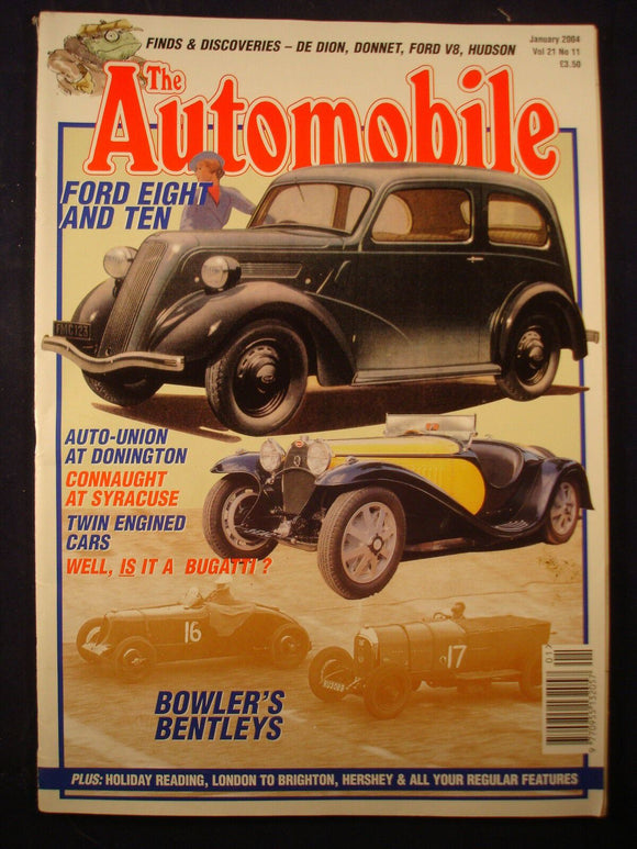 The Automobile - January 2004 - Ford 8 10 - Connaught - Bowler's Bentleys