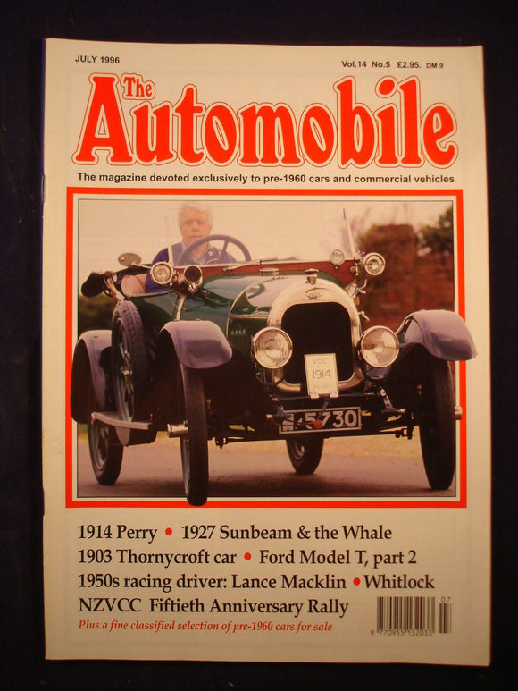 The Automobile - July 1996 - 1914 Perry - 1927 Sunbeam - Thorneycroft