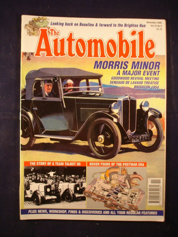 The Automobile - November  2005 - Morris Minor - Talbot - Boxer Fours