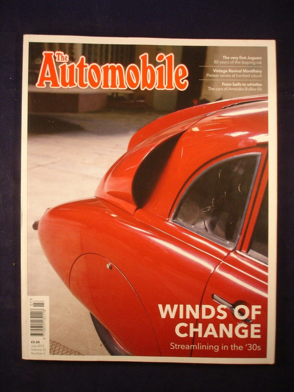 The Automobile - July 2015 -  Jaguars - 30's streamlining - Monthery